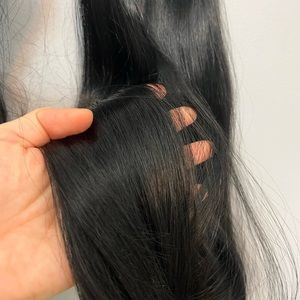 Black hair ponytail extensions